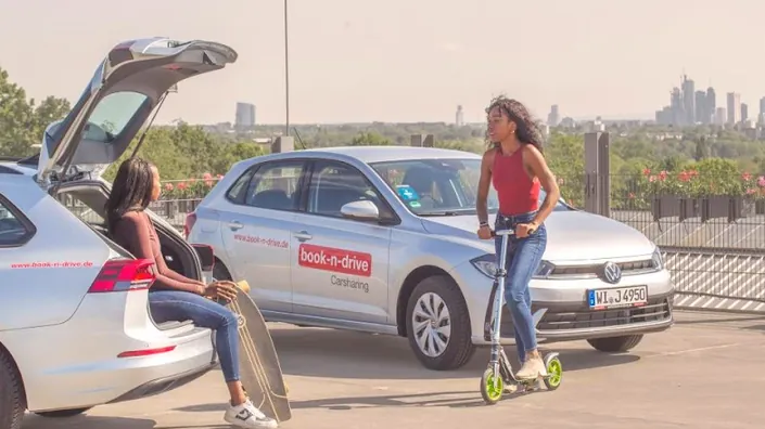 book-n-drive Carsharing Station Modaubrücke Eberstadt