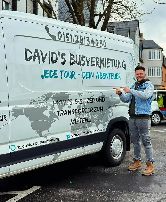 David’s Busvermietung Autovermietung Transportervermietung Kleinbusvermietung